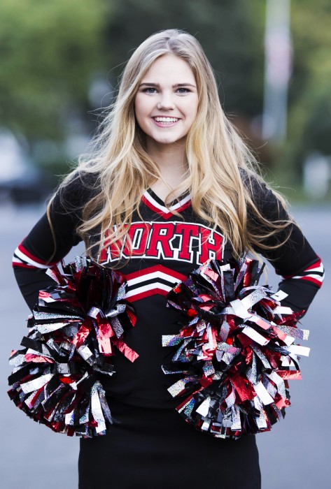 North Medford High School Cheerleader