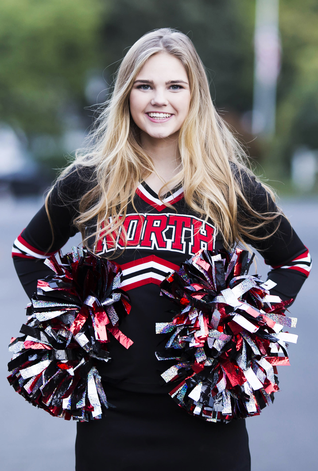 North Medford High School Cheerleader
