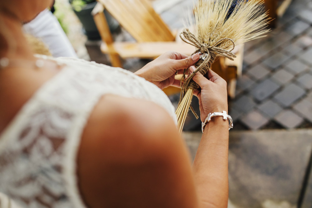 Rustic wedding bouquet