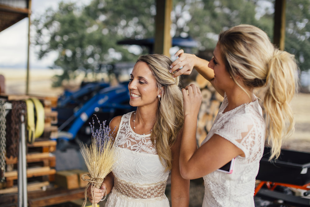 Maid of Honor with Bride