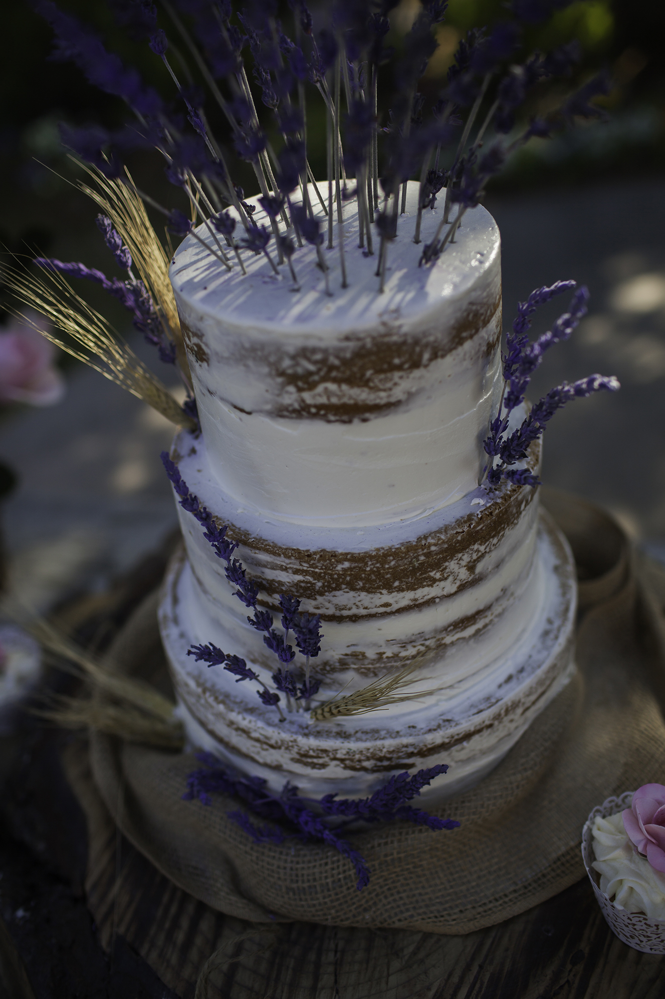 Lavender Wdding Cake